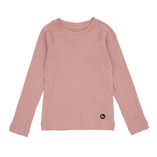 Basic T-shirt til børn i farven rose – komfortabel børnetrøje i blødt supima-bomuld, perfekt til hverdagsbrug